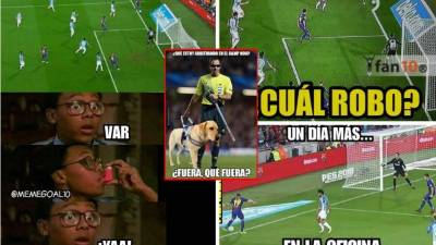 En las redes sociales no perdonan al Barcelona luego de ganar con polémica arbitral al Málaga tras un gol ilegal. Estos son los mejores memes.