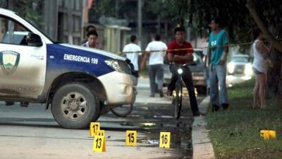En ciudades con mayor número de habitantes es donde más se registran muertes violentas como en San Pedro Sula y Tegucigalpa.