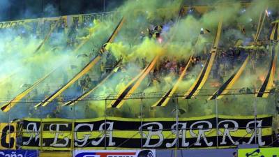 La MegaBarra está apoyando con todo al Real España. Foto Melvin Cubas