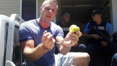 David James Waschko fue capturado en Roatán. Foto tomada de @HolaRoatanNews.