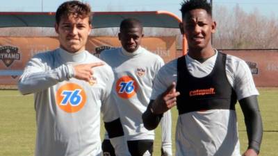 Romell Quioto ya siente el apoyo de la afición del Houston Dynamo.