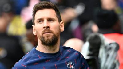 Lionel Messi ya comenzó a recibir abucheos por parte de la afición del PSG. Foto AFP.