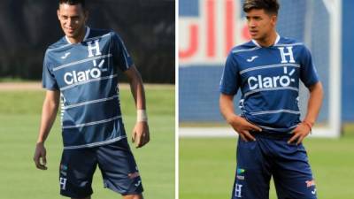 Ángel Tejeda y Michaell Chirinos ya podrán jugar con Honduras en los cuartos de final de la Copa Oro 2017. Foto Ronald Aceituno/Enviado Especial
