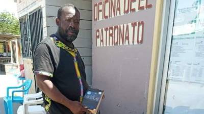 Foto en vida de Martín Abad Pandy, presidente del patronato de Corozal.