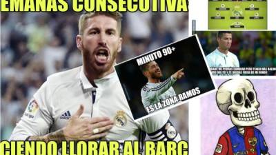 Sergio Ramos volvió a salvar al Real Madrid y le dio la victoria contra el Deportivo La Coruña. Estos son los mejores memes del partido.