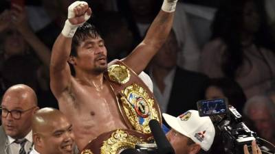 Pacquiao reveló que le prometió a sus familiares que sería su última pelea.