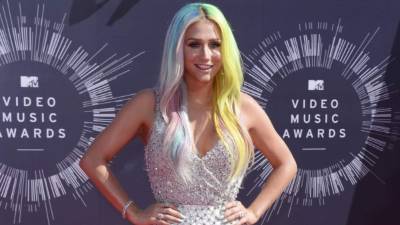 La cantante Kesha.