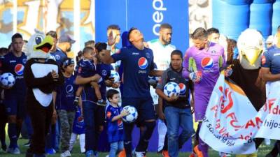 Las imágenes de la victoria del Motagua (3-1) sobre el Platense en la vuelta de la semifinal del Torneo Apertura 2018.