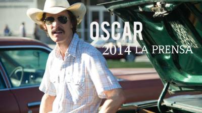 Matthew McConaughey es uno de los favoritos para la estatuilla a mejor actor por su actuación en 'Dallas Buyers Club'.