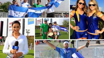 Un gran ambiente con aficionados hondureños y mexicanos se está viviendo en Phoenix previo al partido de cuartos de final de la Copa Oro 2017.