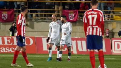 El Atlético de Madrid perdió contra el Cultural Leonesa en la Copa del Rey. Foto AFP