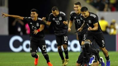 La Selección de México se clasificó a las semifinales de la Copa Oro 2019. Foto AFP