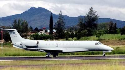 La imagen muestra el supuesto nuevo avión presidencial de Honduras.