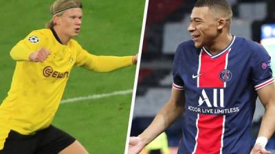 Erling Haaland y Kylian Mbappé, los dos grandes cracks del momento en Europa.