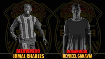 El Real España anunció los fichajes de Jamal Charles y Heyreel Saravia.