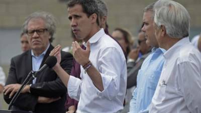 El autoproclamado presidente interino de Venezuela, Juan Guaidó. Foto: AFP.