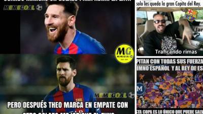 Estos son los mejores memes de la final de la Copa del Rey que disputaron Barcelona y Alavés.