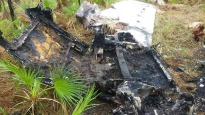 No se encontró el registro de la aeronave, ya que todo quedó casi destruido.
