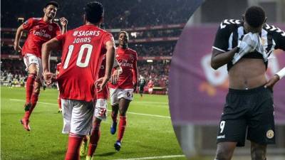 El Benfica destrozó al Nacional de Bryan Róchez con una goleada 10-0.