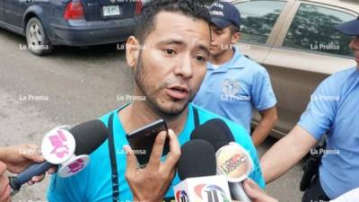 Leny Eduardo Zuniga cuando fue detenido por las autoridades hondureñas.