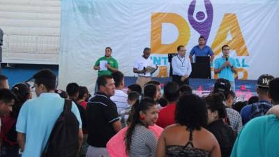 Mario Rosa, de la Municipalidad, fue el encargado de dar las palabras de bienvenida en la celebración.