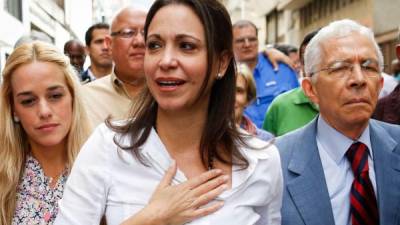 El CNE rechazó la inscripción de la líder opositora, María Corina Machado.