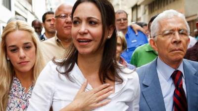 El CNE rechazó la inscripción de la líder opositora, María Corina Machado.