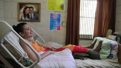 Wendy Motiño está optimista y lucha cada día por volver a ser la de antes.