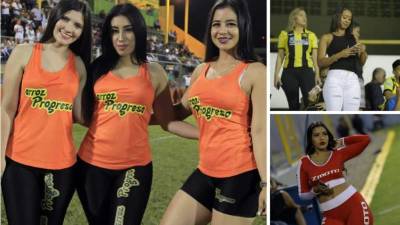 Las bellezas que han engalanado la quinta jornada del Torneo Apertura 2018 de la Liga Nacional del fútbol hondureño.