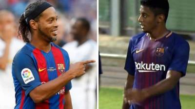 Ronaldinho le ha mandado un sabio consejo al 'Choco' Lozano hasta el Barcelona B.