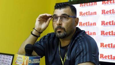 Martín 'Tato' García habló en conferencia de prensa. Foto Neptalí Romero