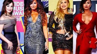 Diferentes etapas de la artista Demi Lovato.