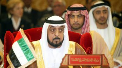 El jeque Khalifa bin Zayed murió el 13 de mayo de 2022, dijeron los medios oficiales. (Foto de ADAM JAN / AFP)