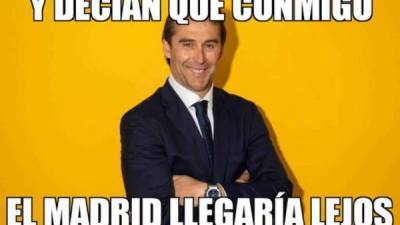 El Real Madrid anunció oficialmente este lunes la destitución del técnico Julen Lopetegui. Tras esta noticia, los memes no podían faltar y hacen de las suyas con ingeniosas imgenes.