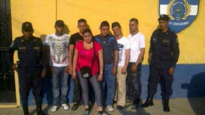 Los caribeños fueron detenidos este jueves en Ocotepeque.