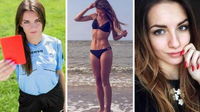 Ella es la hermosa Karolina Bojar, la nueva sensación del fútbol polaco, pero no por jugarlo, sino por ser árbitro. Cónocela...