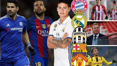 Diego Costa, Jordi Alba, James, Griezmann, Aubameyang y otros, grandes protagonistas del mercado este jueves. Mira los principales rumores y fichajes del día.