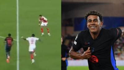 Lamine Yamal se lució con un golazo en el AS Mónaco vs FC Barcelona.