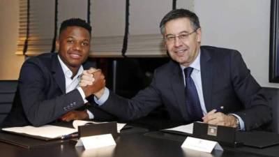 El delantero de 17 años fue titular por primera vez con el primer equipo el pasado mes de septiembre, cuando contaba con 16 años.