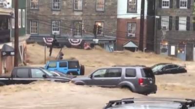 La ciudad de Ellicott en Maryland fue la más afectada por las inundaciones repentinas./Foto: Twitter.