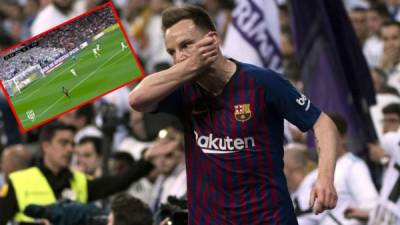 Ivan Rakitic ha marcado un golazo para el Barcelona contra el Real Madrid.
