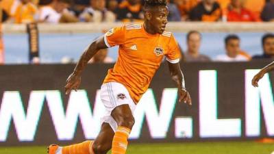 Romell Quioto anotó su primer gol con la camiseta del Houston Dynamo.