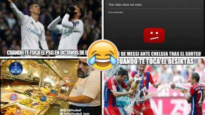 Se realizó el sorteo de los octavos de final de la Champions League 2017-2018 y los memes no han tardado en salir en las redes sociales.
