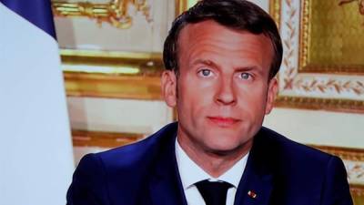 El presidente francés Macron. EFE