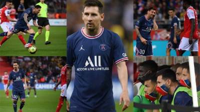 El argentino Lionel Messi realizó su esperado debut con la camiseta del PSG en la victoria de 2-0 obtenida por el cuadro parisino ante Reims. A continuación de mostramos la mejores imágenes del estreno del crack rosarino. Fotos AFP y PSG twitter.