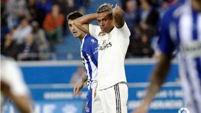 Mariano Díaz no pudo marcar contra el Alavés. Foto LaLiga.es