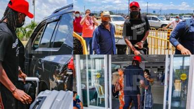 El delantero hondureño Alberth Elis partió este sábado rumbo a Francia para concretar su fichaje por el FC Girondins de Burdeos. A continuación te mostramos las imágenes de la despedida de 'La Panterita'. Fotos Mauricio Ayala.