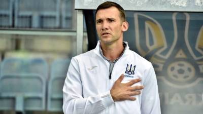 Andriy Shevchenko, entrenador de la Selección de Ucrania.