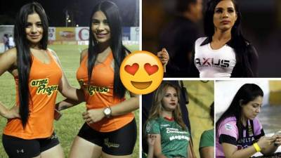 En los distintos estadios del fútbol hondureños las mujeres hondureñas engalanan jornada a jornada y este miércoles no han sido la excepción.