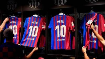 La salida de Messi impactó en el Barcelona y las camisetas son una de las pérdidas que tiene el club catalán.
